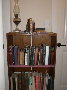Antique Wine Crate Bookshelf